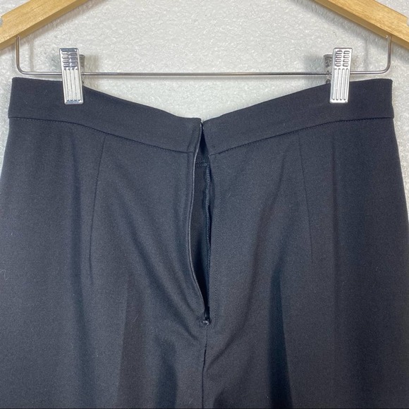 DSQUARED2 Womens High Waisted Wide Leg Trouser Pant in Black Size medium - Picture 8 of 13